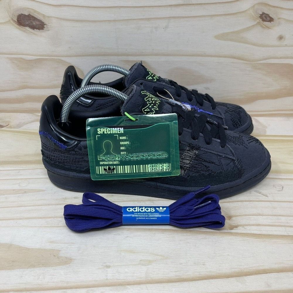 adidas Originals Campus 80s Youth Of Paris Black Mens Size 9 Casual GX8433